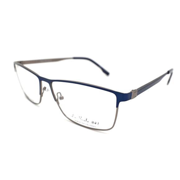 La Scala 841 Navy 56-15-145mm Eyeglasses FRAMES ONLY - VERY GOOD CONDITION - Picture 1 of 10